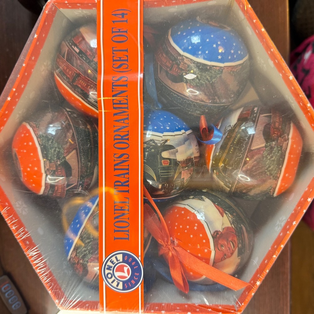 Lionel Trains Ornaments Set of 14 Vintage Style‎ Christmas Tree Decorations